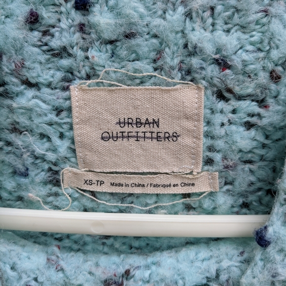 Urban Outfitters Alpaca Blend Balloon Sleeve Sweater Blue Size XS - Picture 4 of 5